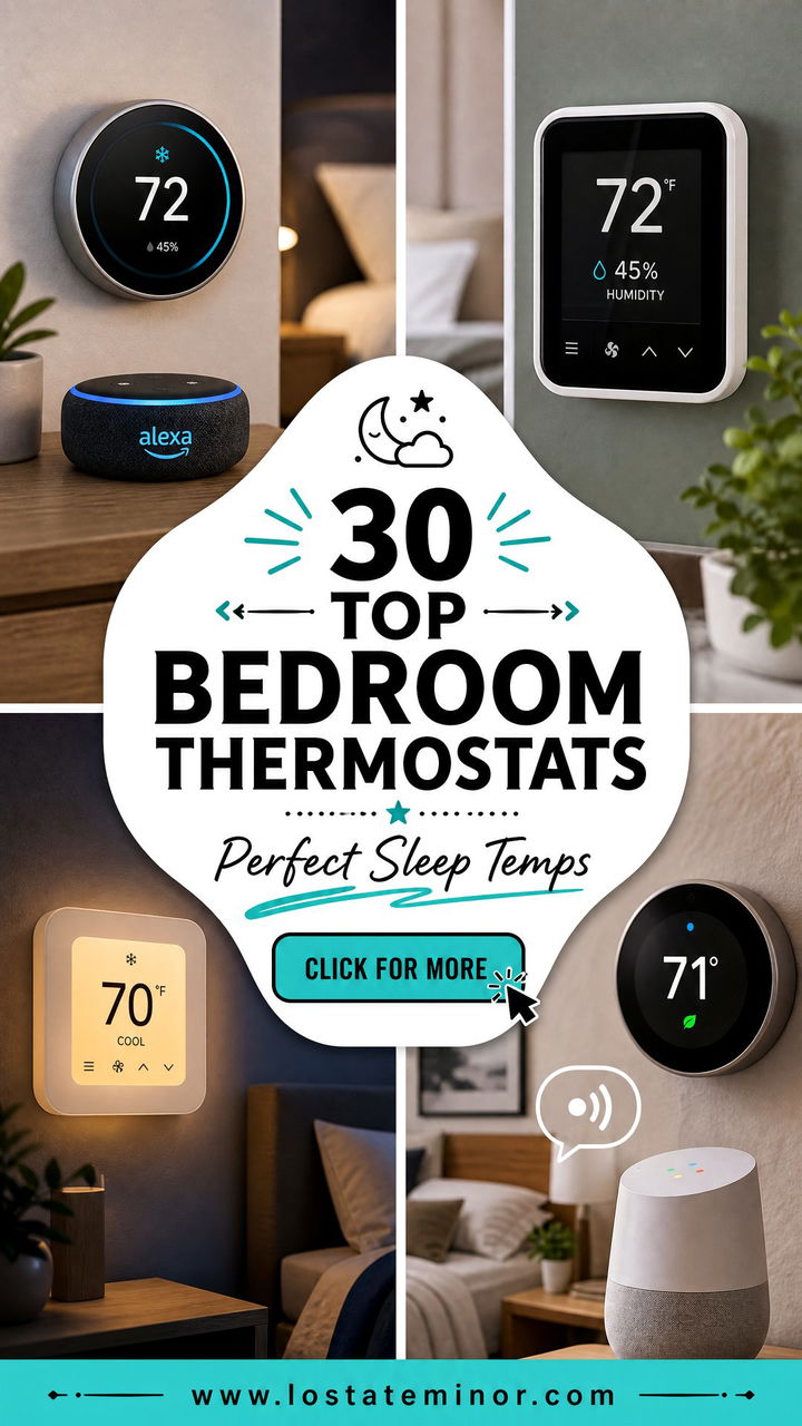 30 Top Bedroom Thermostats for Perfect Sleep Temperatures - 30 Top Bedroom Thermostats for Perfect Sleep Temperatures