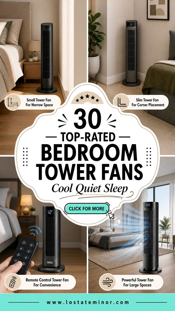 30 Top-Rated Bedroom Tower Fans for a Cool and Quiet Sleep - 30 Top-Rated Bedroom Tower Fans for a Cool and Quiet Sleep