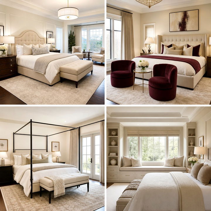 30 Traditional Cream Bedroom Ideas for a Soft, Elegant Look