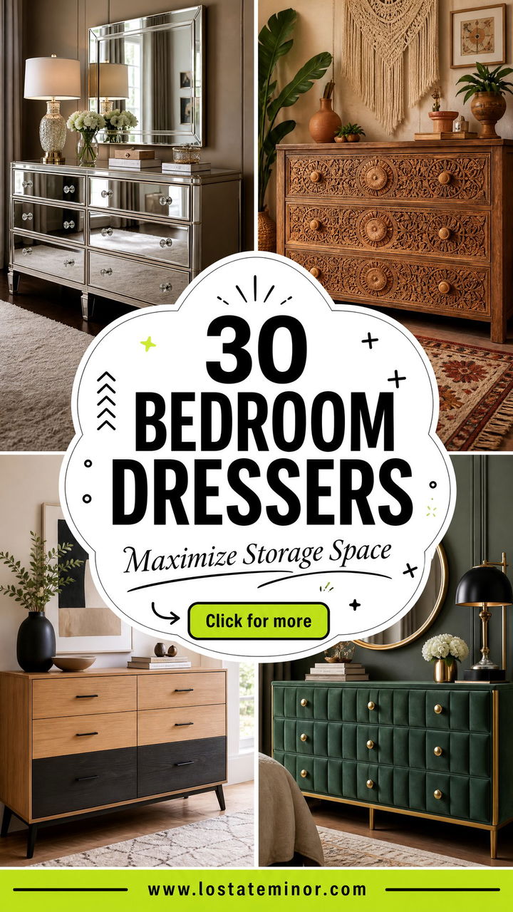 30 Trendy Bedroom Dressers to Maximize Your Home Storage Space - 30 Trendy Bedroom Dressers to Maximize Your Home Storage Space