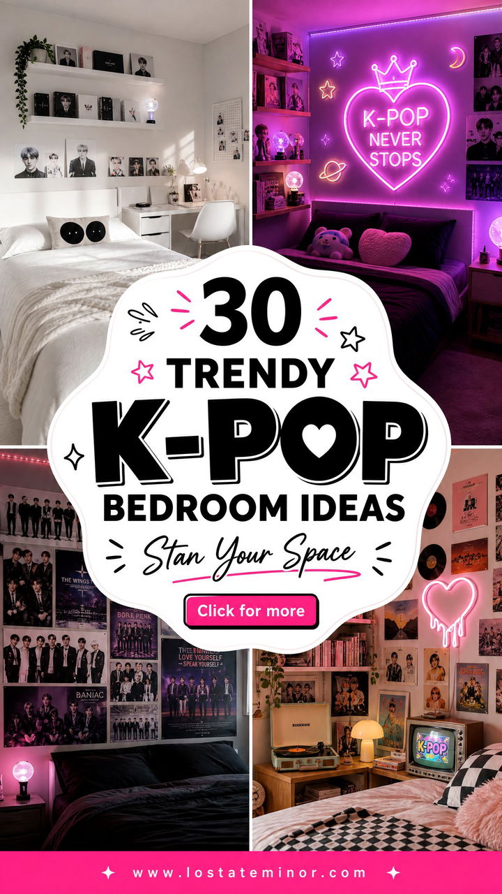30 Trendy K-pop Bedroom Ideas for Every Dedicated Fan - 30 Trendy K-pop Bedroom Ideas for Every Dedicated Fan