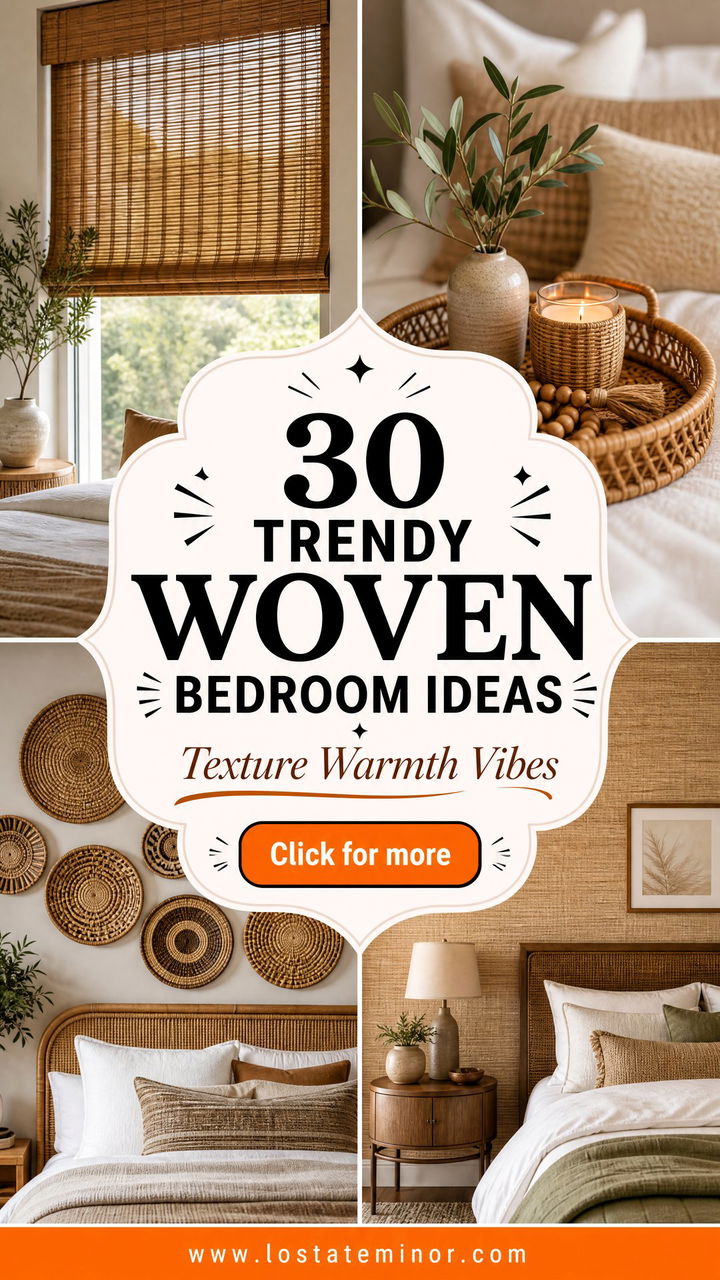 30 Trendy Woven Bedroom Ideas to Add Texture and Warmth - 30 Trendy Woven Bedroom Ideas to Add Texture and Warmth