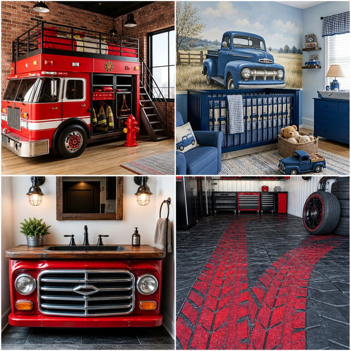 30 Truck Bedroom Ideas for Little Drivers and Car Lovers