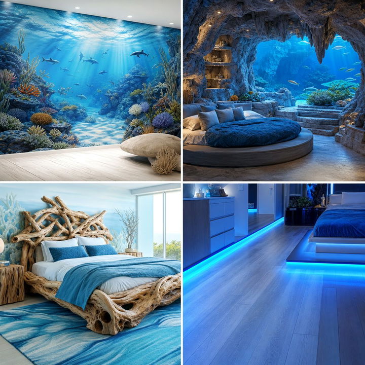 30 Underwater Bedroom Ideas for an Ocean-Themed Room