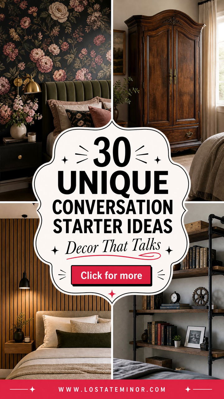 30 Unique Bedroom Conversation Starter Ideas for Your Decor - 30 Unique Bedroom Conversation Starter Ideas for Your Decor