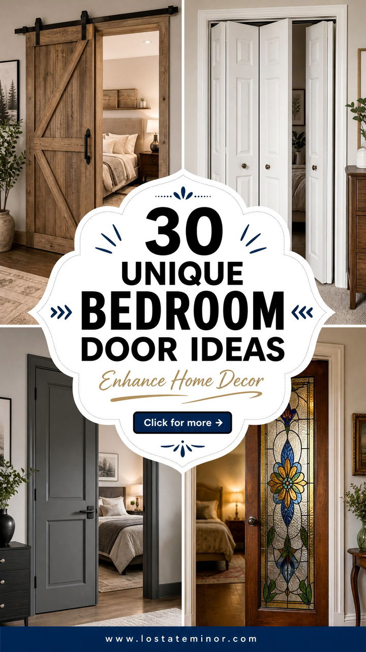 30 Unique Bedroom Door Ideas to Enhance Your Home Decor - 30 Unique Bedroom Door Ideas to Enhance Your Home Decor