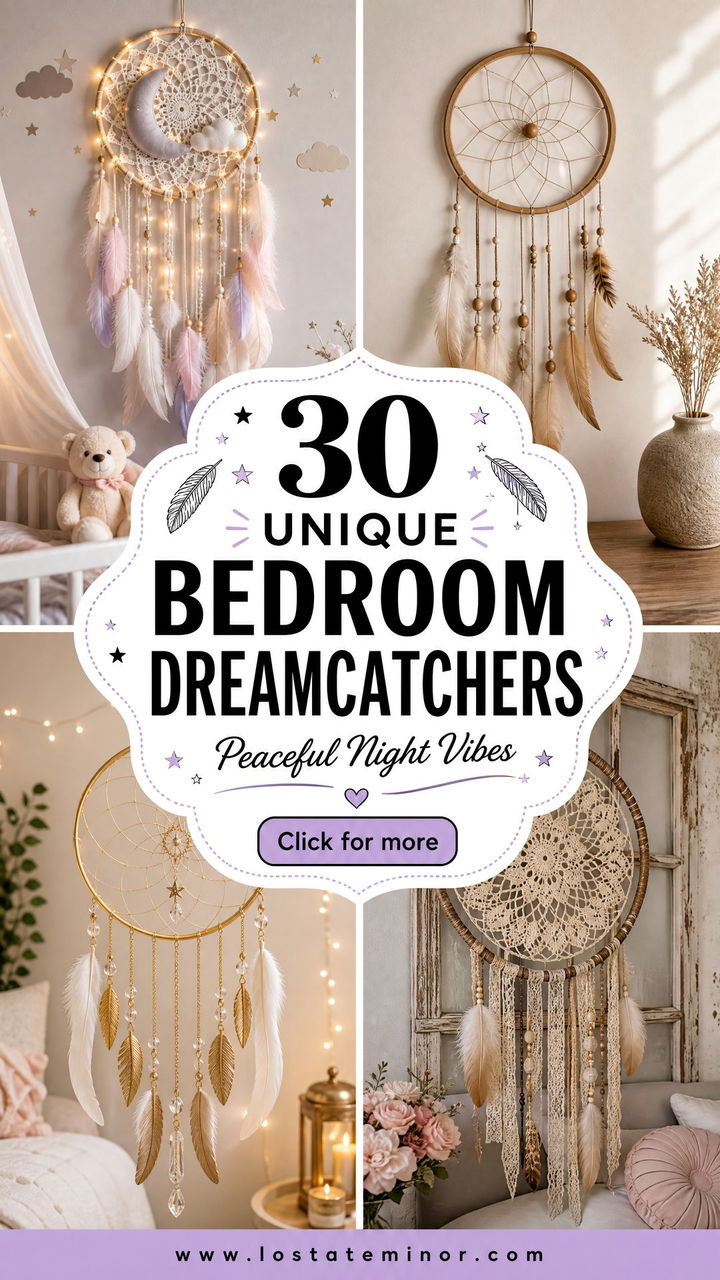 30 Unique Bedroom Dreamcatchers for a Peaceful Nights Sleep - 30 Unique Bedroom Dreamcatchers for a Peaceful Night’s Sleep