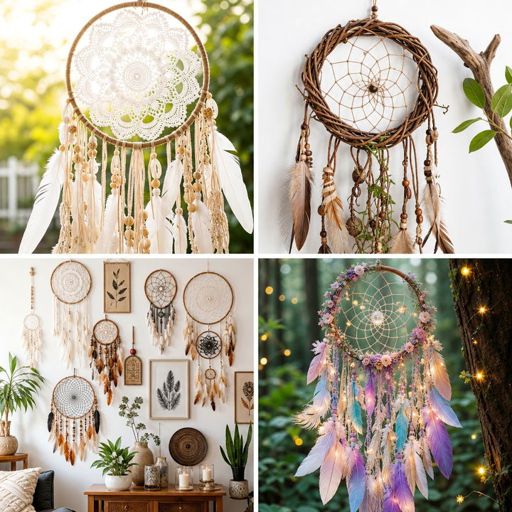 30 Unique Bedroom Dreamcatchers for a Peaceful Night’s Sleep