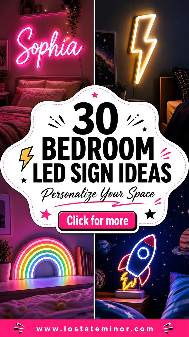 30 Unique Bedroom LED Signs to Personalize Your Space - 30 Unique Bedroom LED Signs to Personalize Your Space