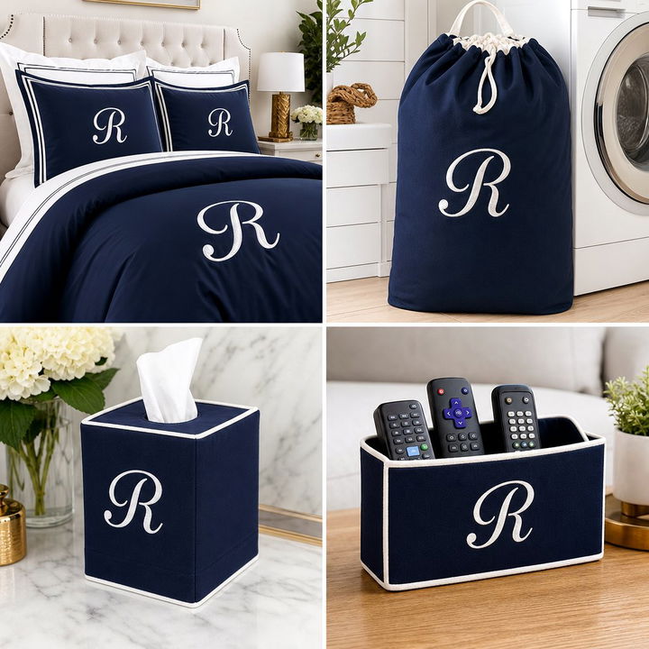 30 Unique Bedroom Monogrammed Items for a Personal Touch