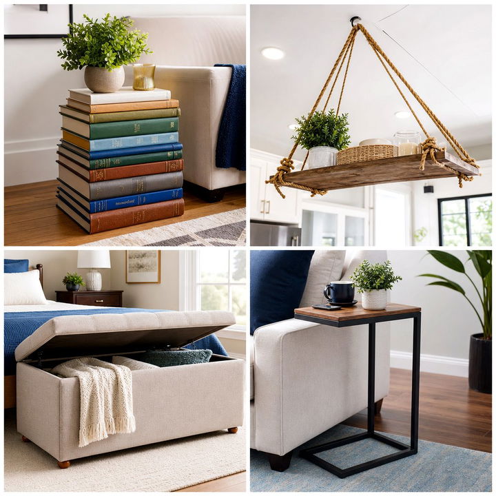 30 Unique Bedroom Nightstand Alternatives You Will Love