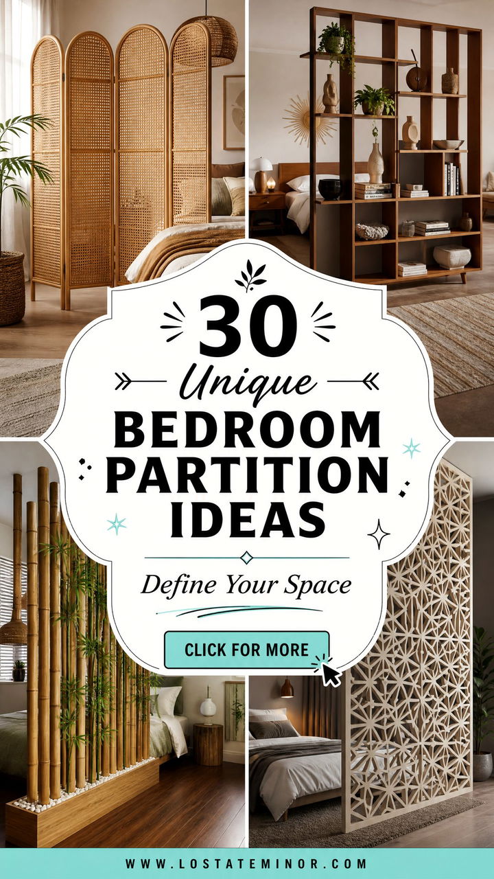 30 Unique Bedroom Partition Ideas to Define Your Space - 30 Unique Bedroom Partition Ideas to Define Your Space