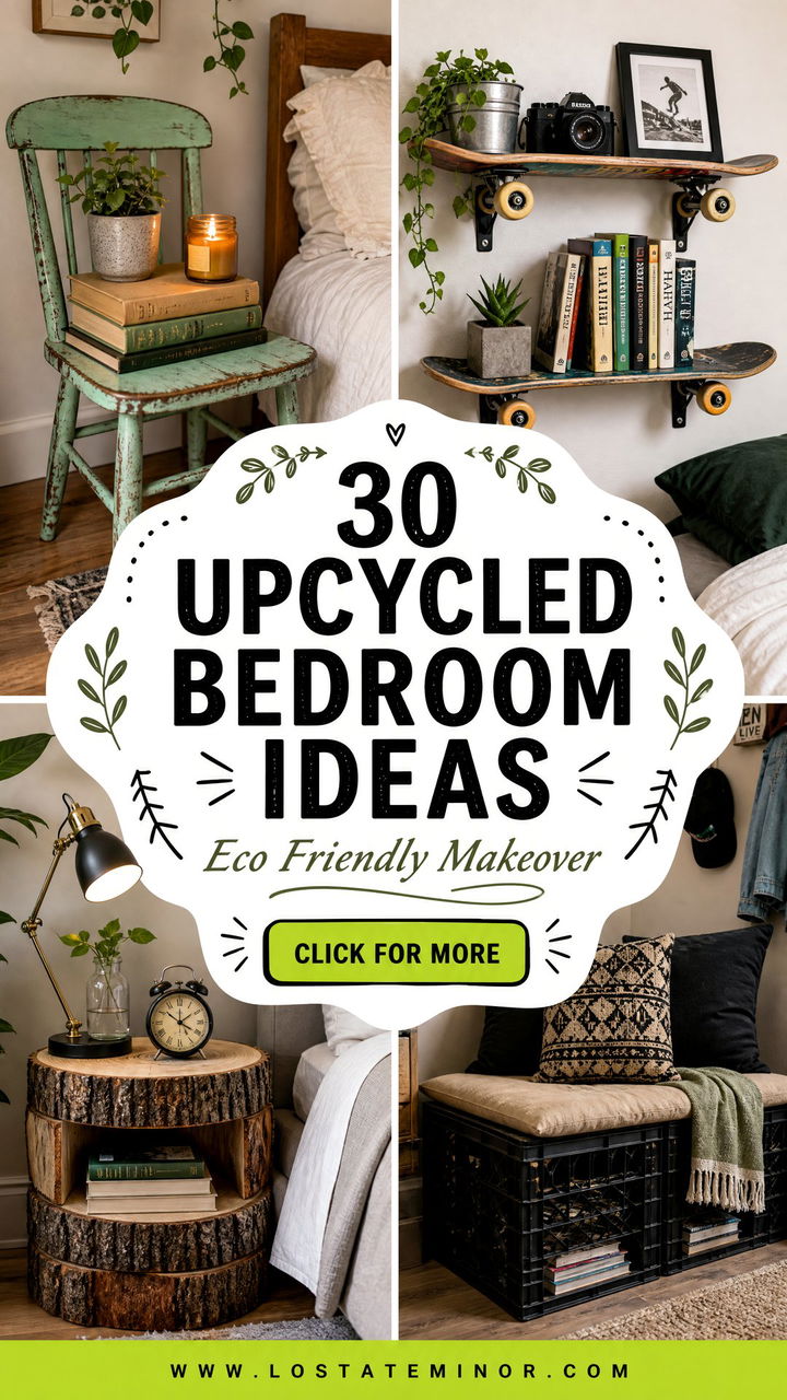 30 Upcycled Bedroom Ideas for an Eco-Friendly Home Makeover - 30 Upcycled Bedroom Ideas for an Eco-Friendly Home Makeover