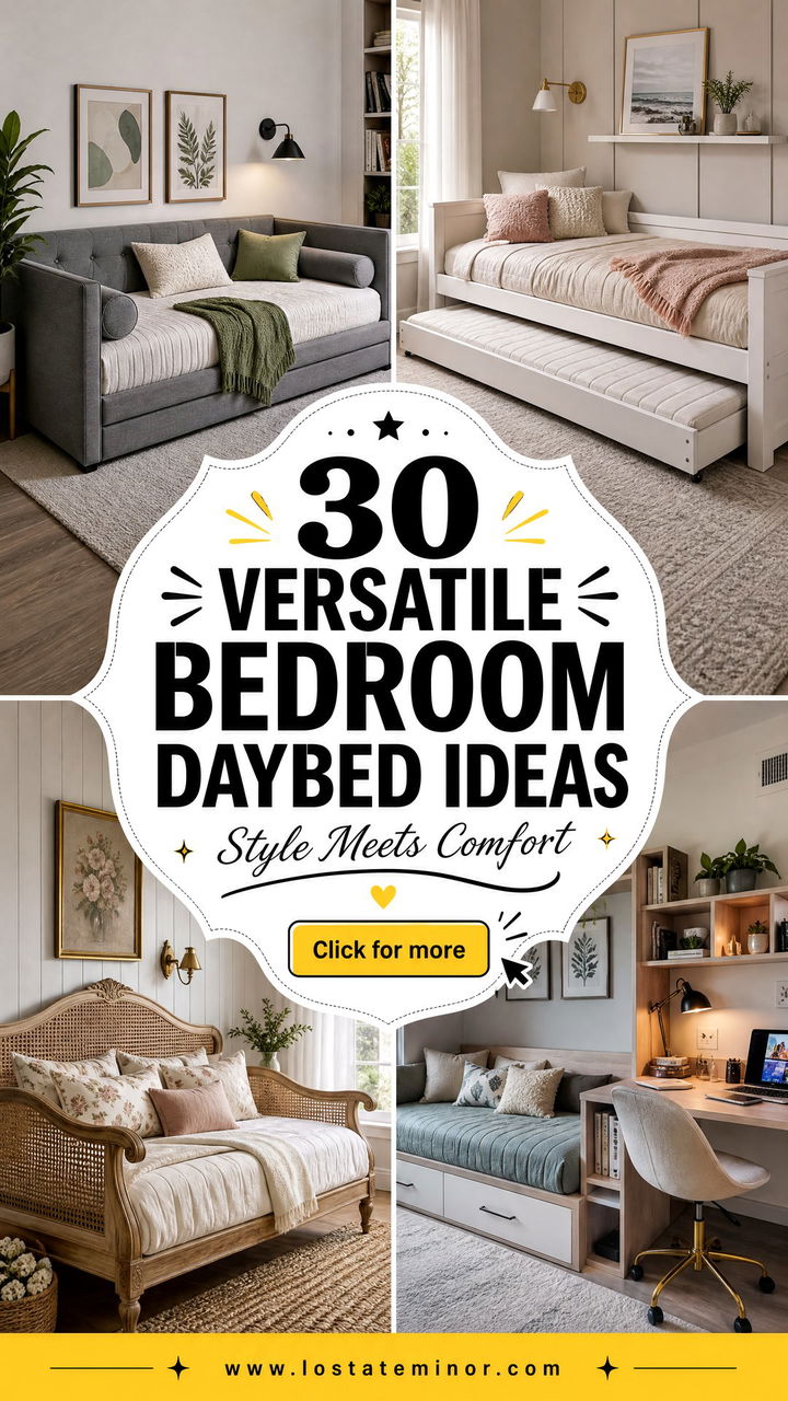 30 Versatile Bedroom Daybed Ideas for Style and Comfort - 30 Versatile Bedroom Daybed Ideas for Style and Comfort