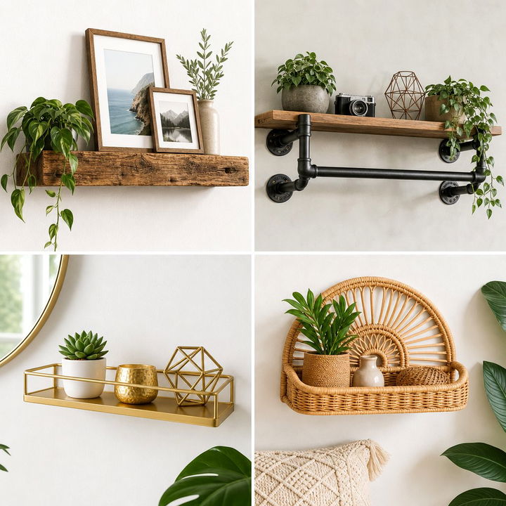 30 Versatile Bedroom Ledge Shelves for Smart Storage