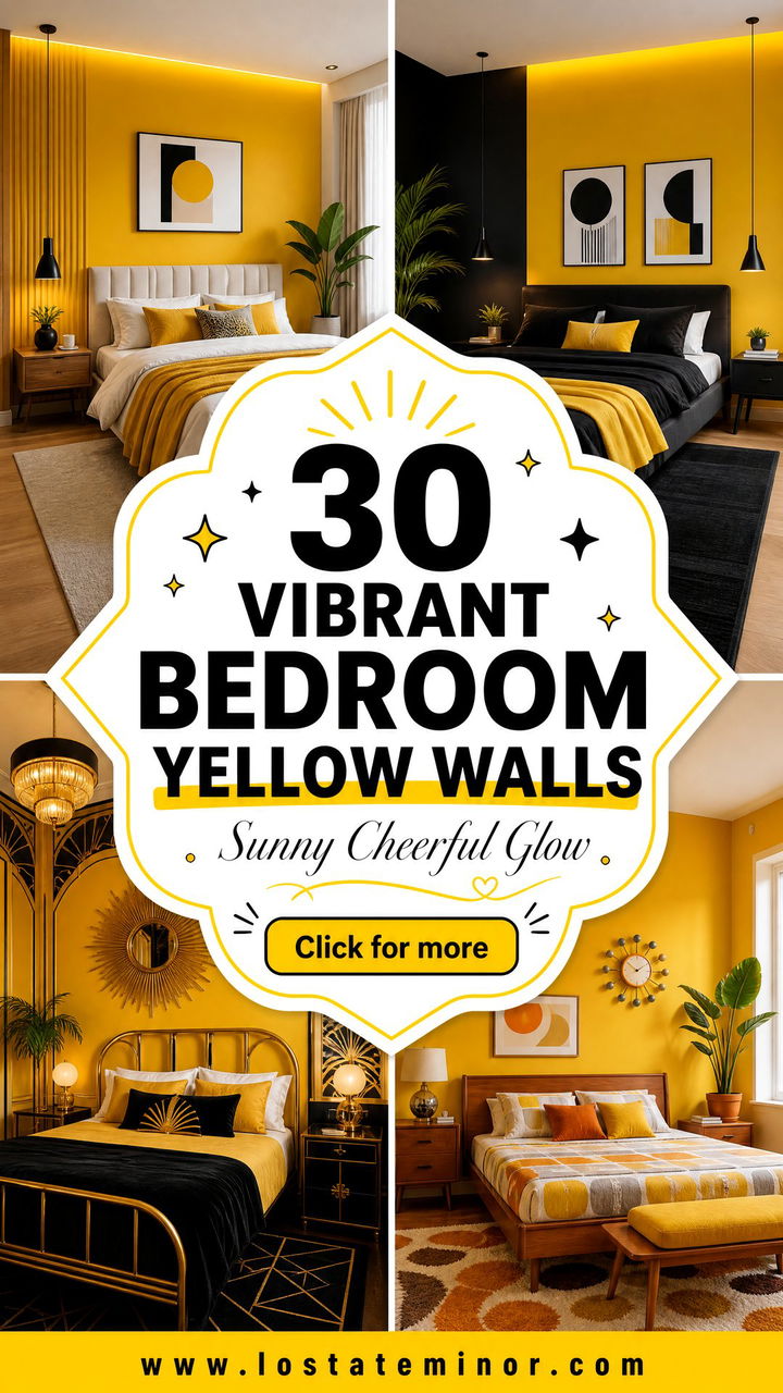 30 Vibrant Bedroom Yellow Walls to Brighten Your Space - 30 Vibrant Bedroom Yellow Walls to Brighten Your Space