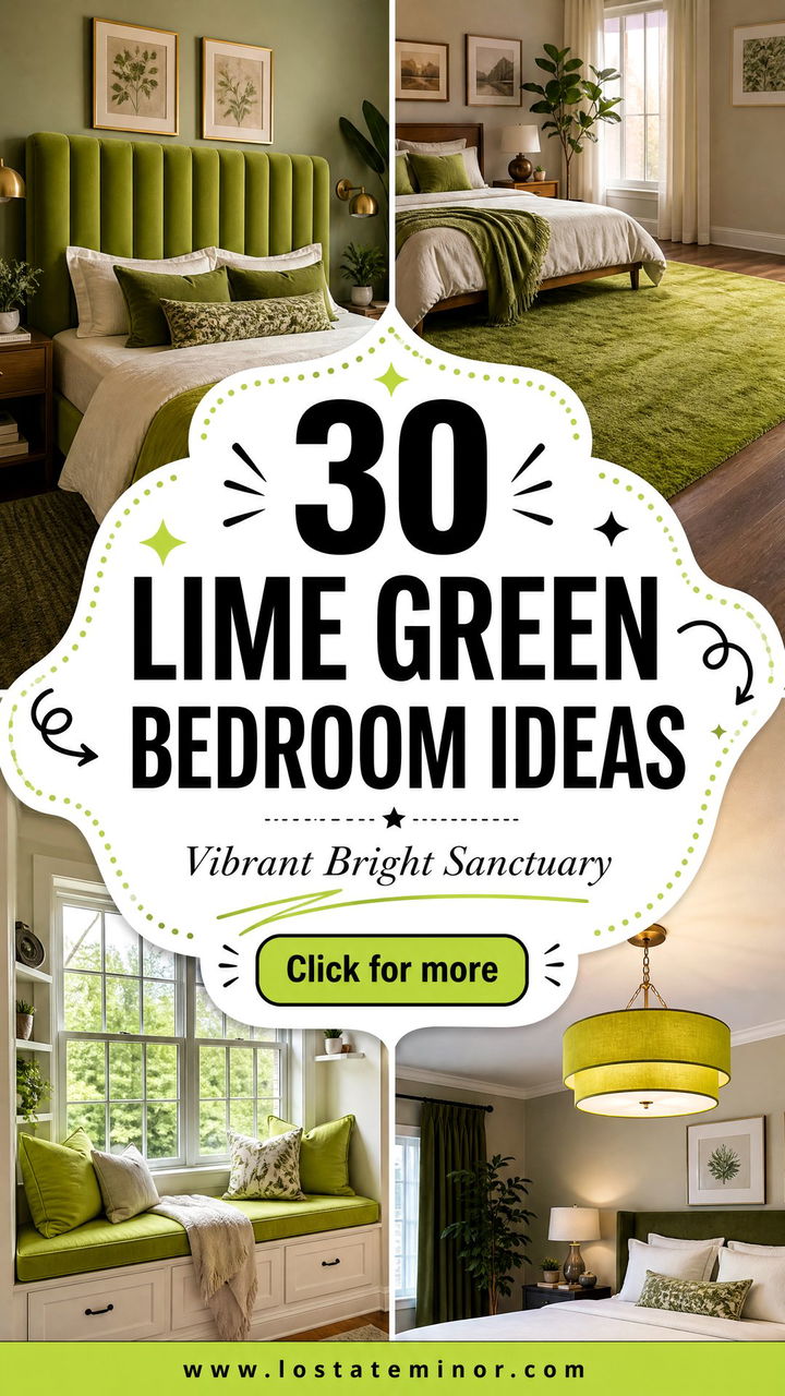 30 Vibrant Lime Green Bedroom Ideas to Brighten Up - 30 Vibrant Lime Green Bedroom Ideas to Brighten Up