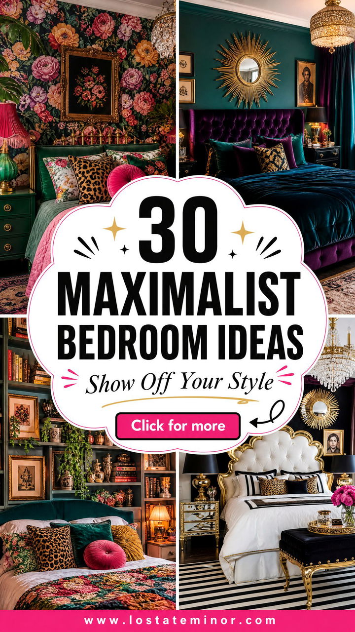 30 Vibrant Maximalist Bedroom Ideas to Show Off Your Style - 30 Vibrant Maximalist Bedroom Ideas to Show Off Your Style