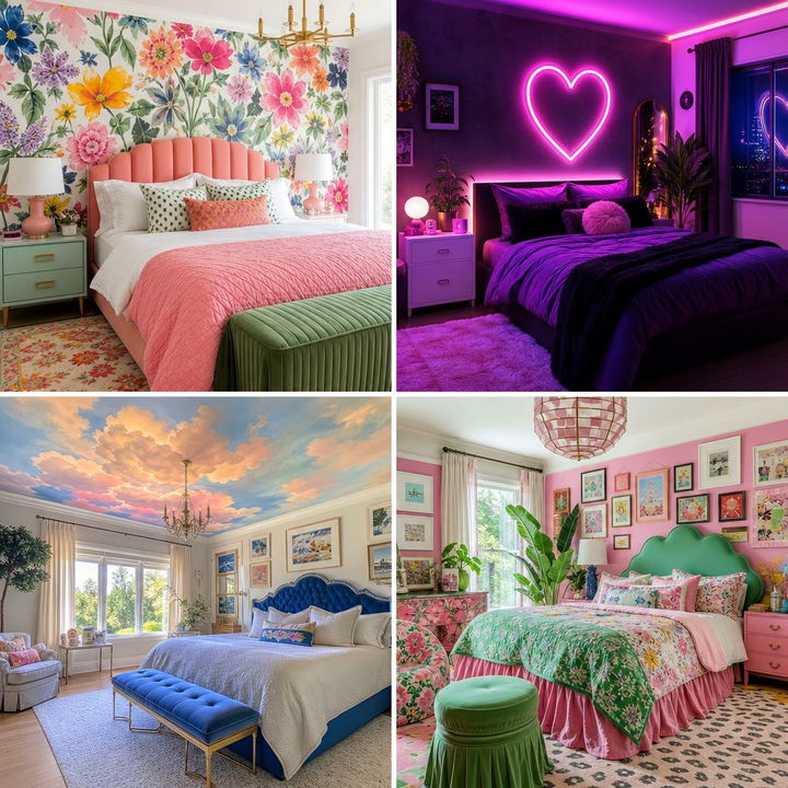 30 Vibrant Maximalist Bedroom Ideas to Show Off Your Style