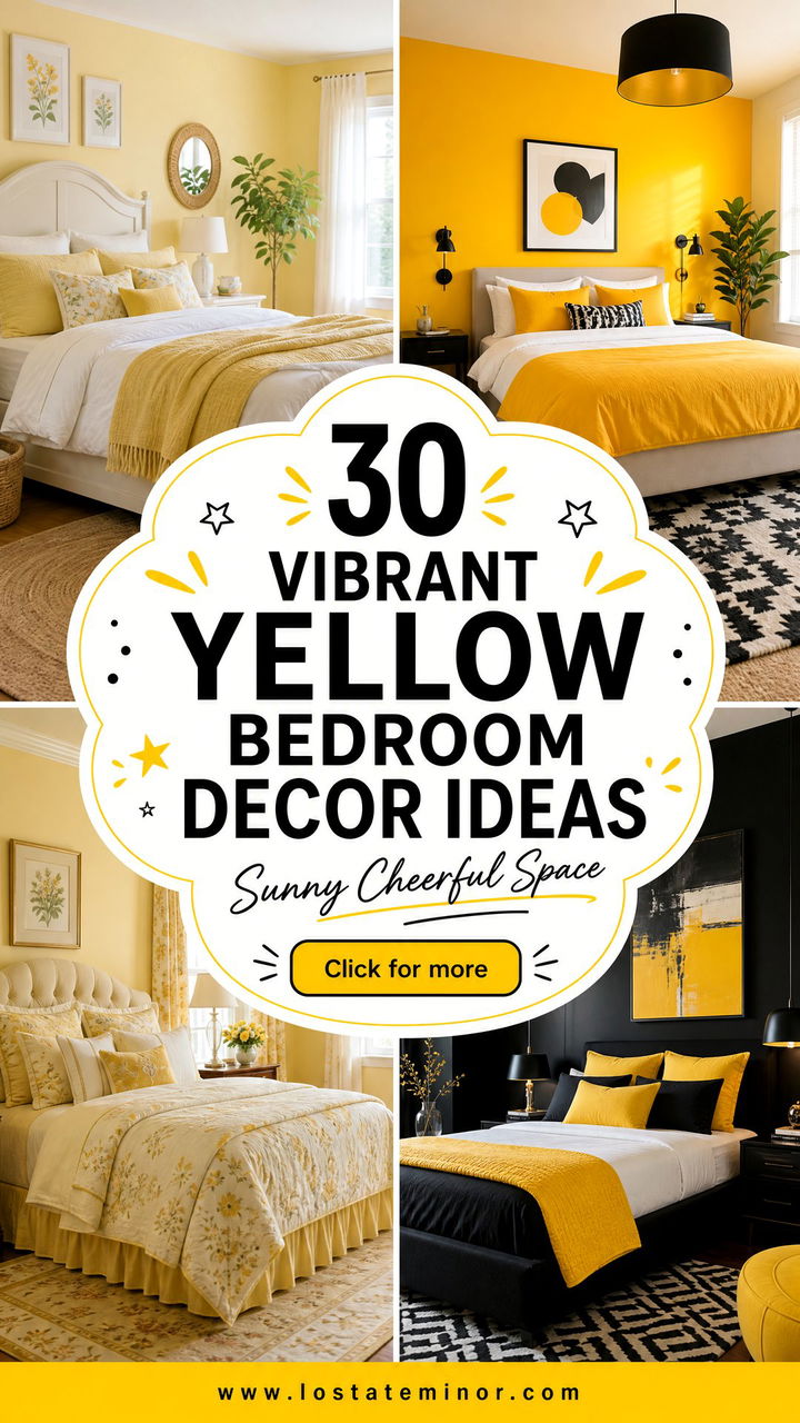 30 Vibrant Yellow Bedroom Decor Ideas for a Sunny Space - 30 Vibrant Yellow Bedroom Decor Ideas for a Sunny Space