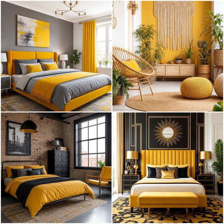 30 Vibrant Yellow Bedroom Decor Ideas for a Sunny Space