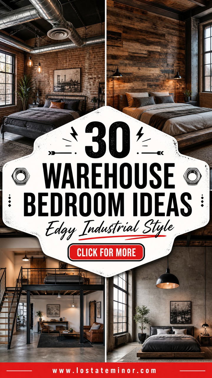 30 Warehouse Bedroom Ideas for an Edgy Industrial Look - 30 Warehouse Bedroom Ideas for an Edgy Industrial Look