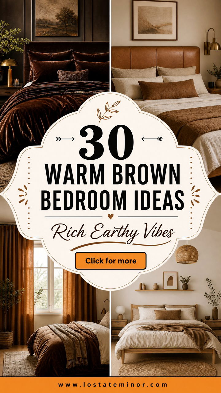 30 Warm Brown Bedroom Ideas for a Rich and Earthy Vibe - 30 Warm Brown Bedroom Ideas for a Rich and Earthy Vibe