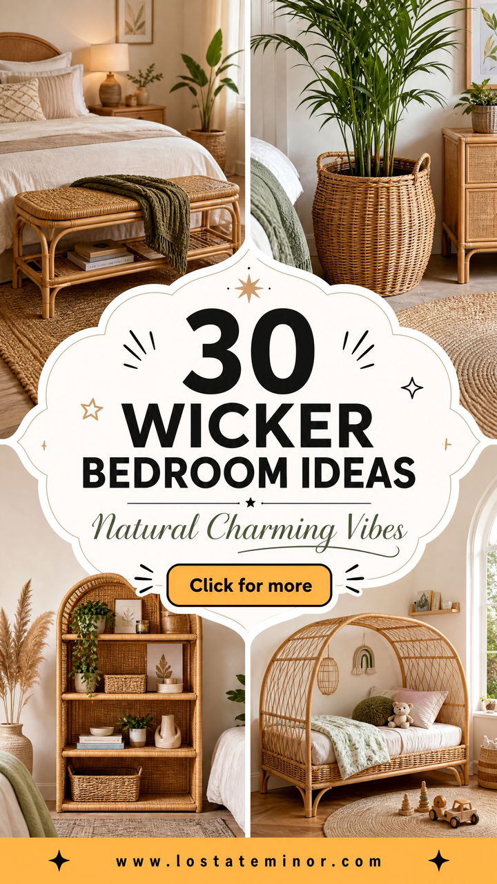 30 Wicker Bedroom Ideas to Bring Natural Charm to Your Room - 30 Wicker Bedroom Ideas to Bring Natural Charm to Your Room