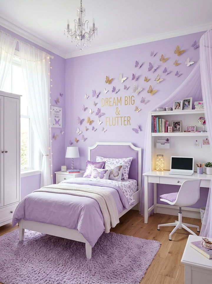 3D Butterfly Wall Accents - 30 bedroom wall stickers