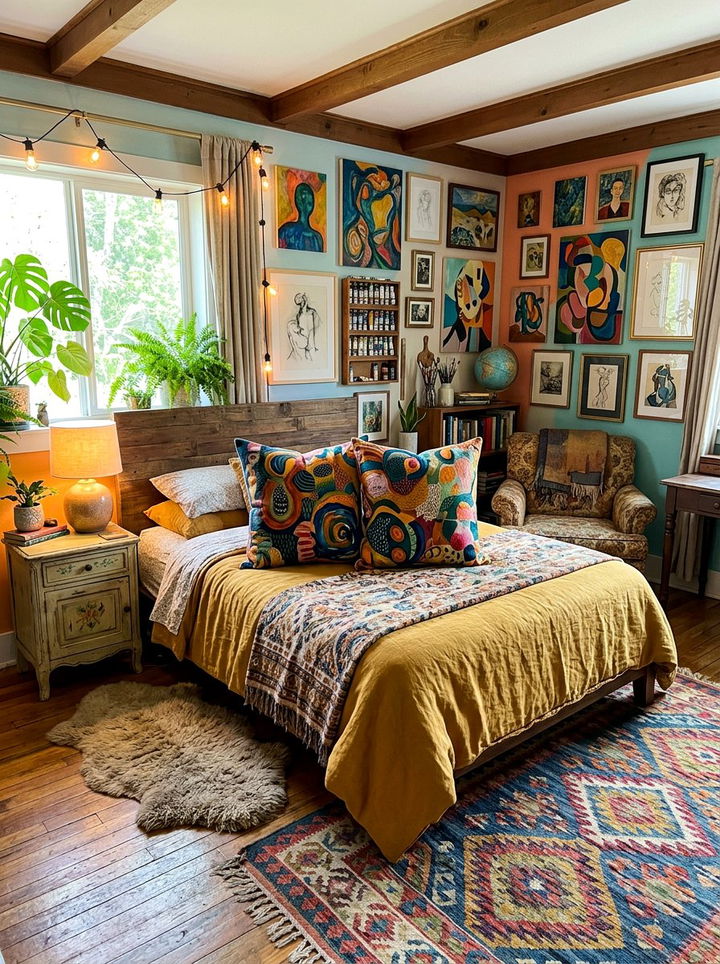 Abstract Art Pillow - 30 bedroom throw pillows