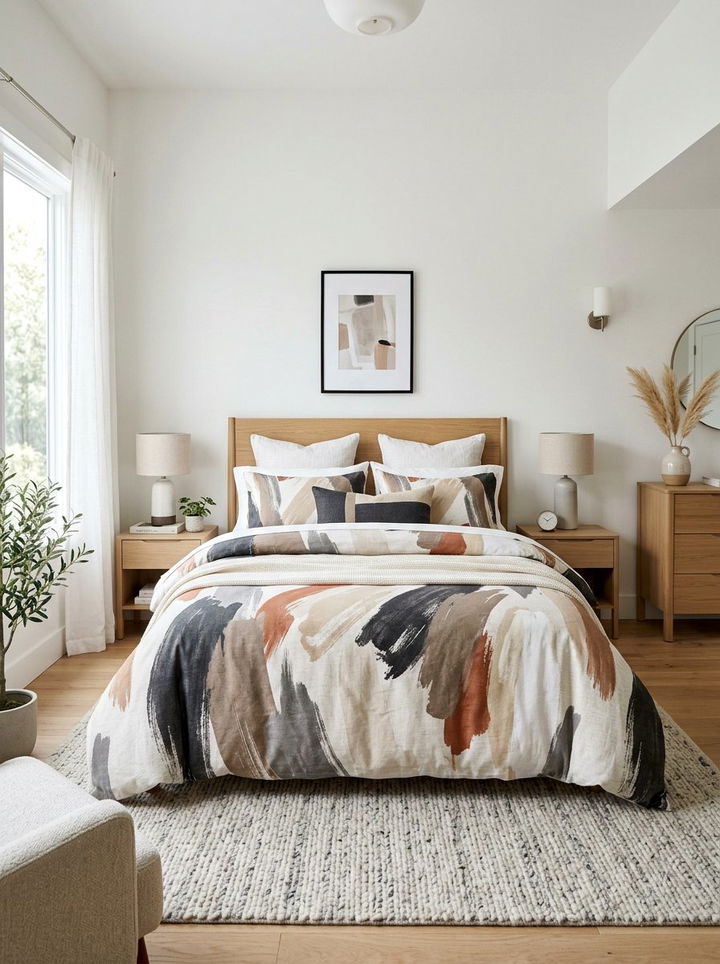 Abstract Art Print Duvet Cover - 30 bedroom duvet covers