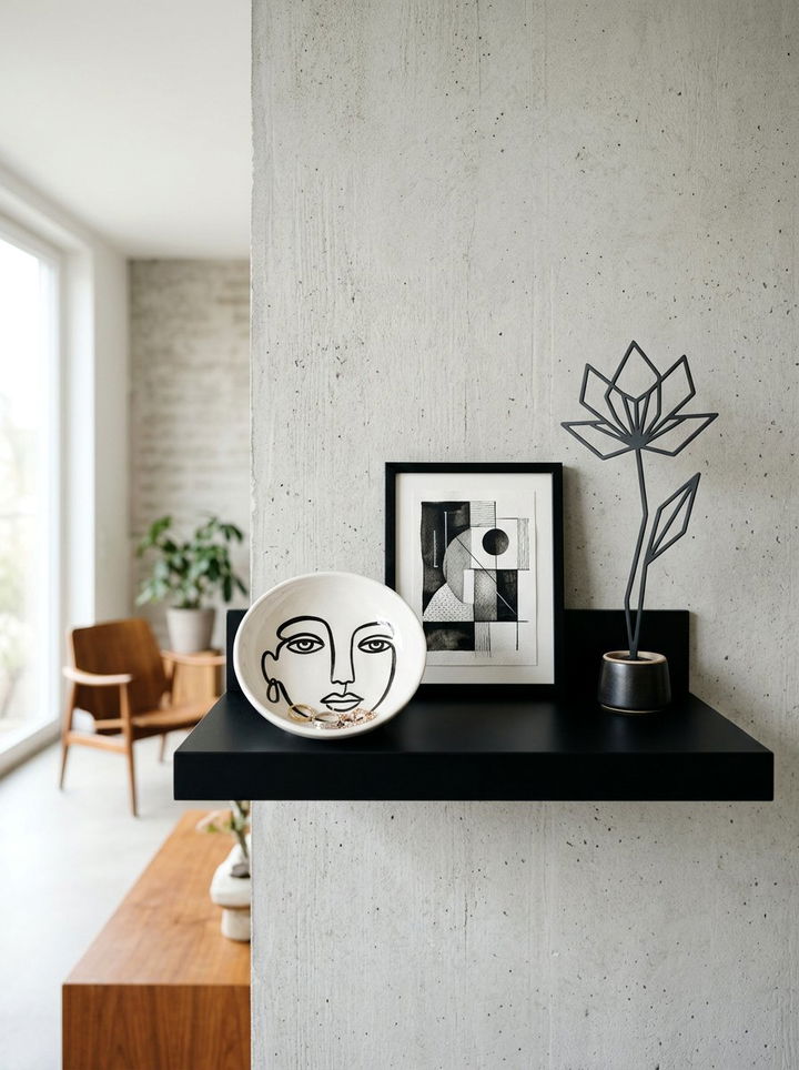 Abstract Face Jewelry Bowl - 30 bedroom trinket dishes