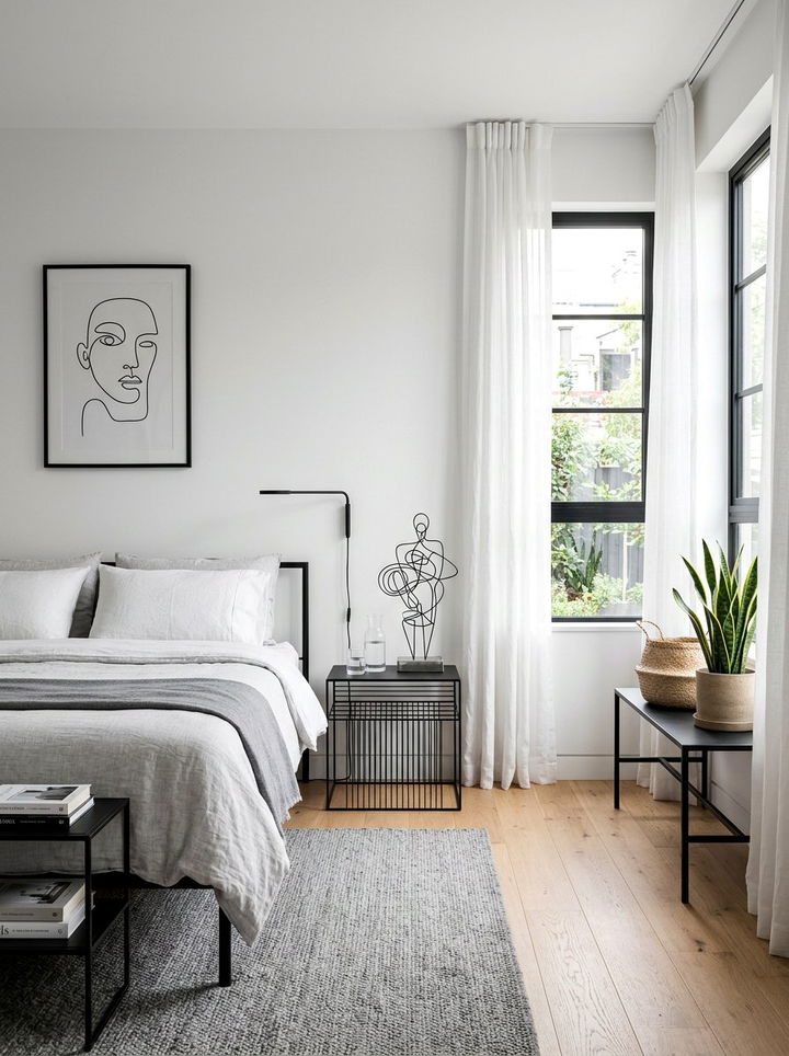 Abstract Metal Wire Figurine - 30 bedroom figurines