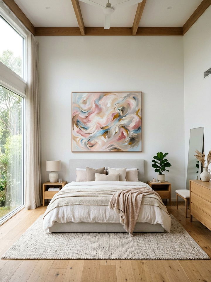 Abstract Romantic Art - 30 romantic bedroom ideas