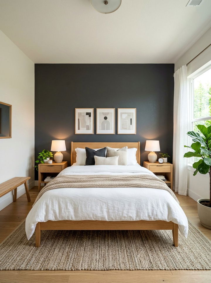 Accent Wall - 30 bedroom staging ideas