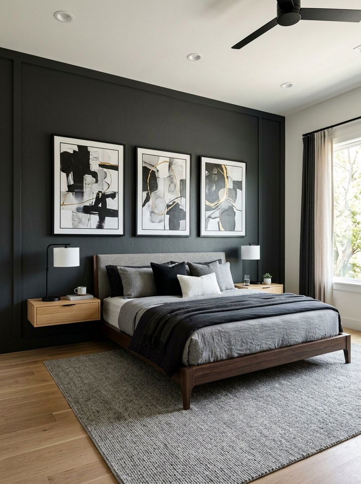 Accent Wall - 30 bedroom improvement ideas