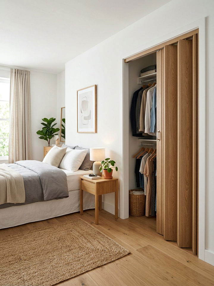 Accordion Folding Door - 30 bedroom closet dividers