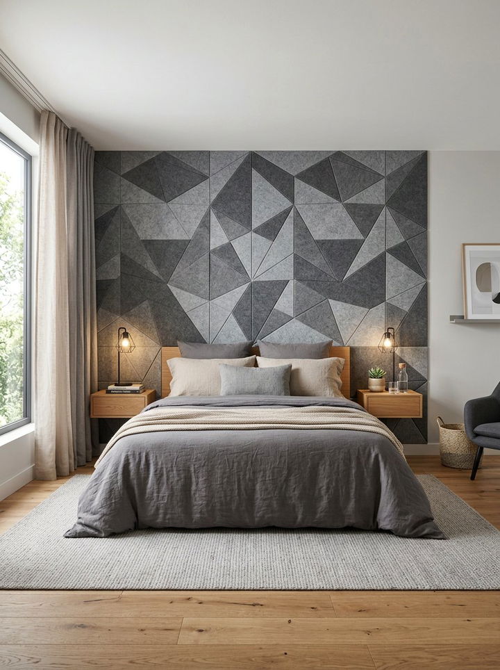 Acoustic Wall Panels - 30 bedroom soundproofing ideas