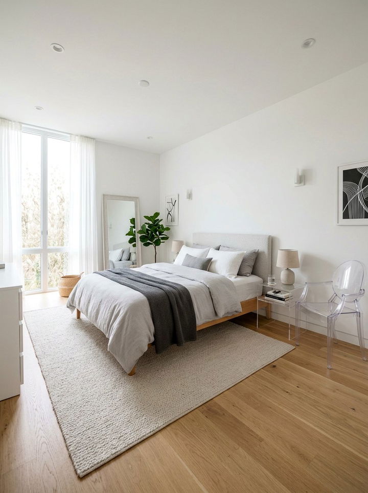 Acrylic Furniture Bedroom - 30 compact bedroom ideas