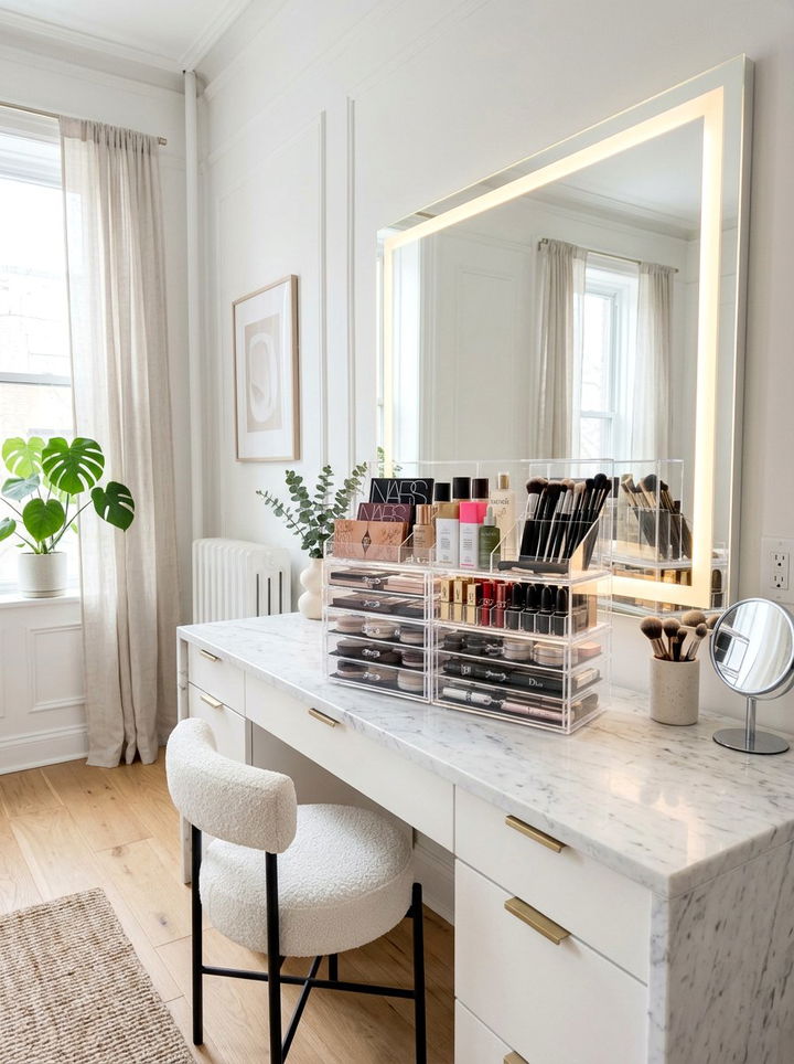 Acrylic Makeup Box - 30 bedroom decorative boxes