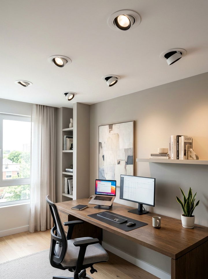 Adjustable Gimbal Recessed Lighting - 30 bedroom recessed lighting ideas