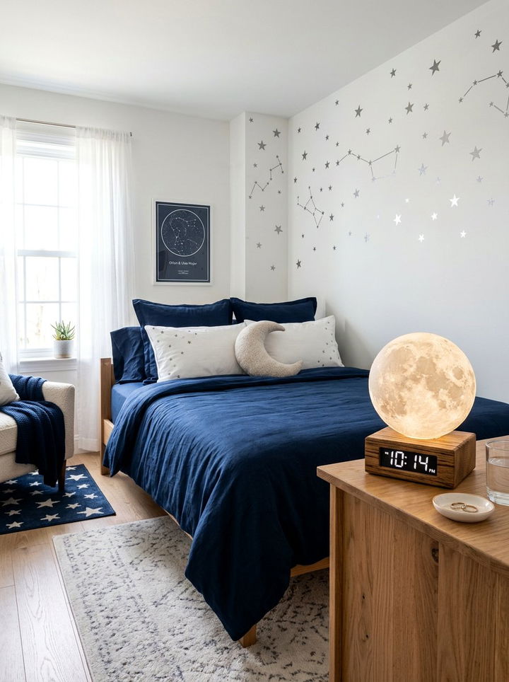 Aesthetic moon lamp clock - 30 bedroom sunrise alarm clocks