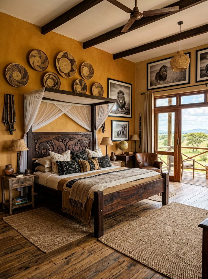 African safari bedroom - 30 safari bedroom ideas