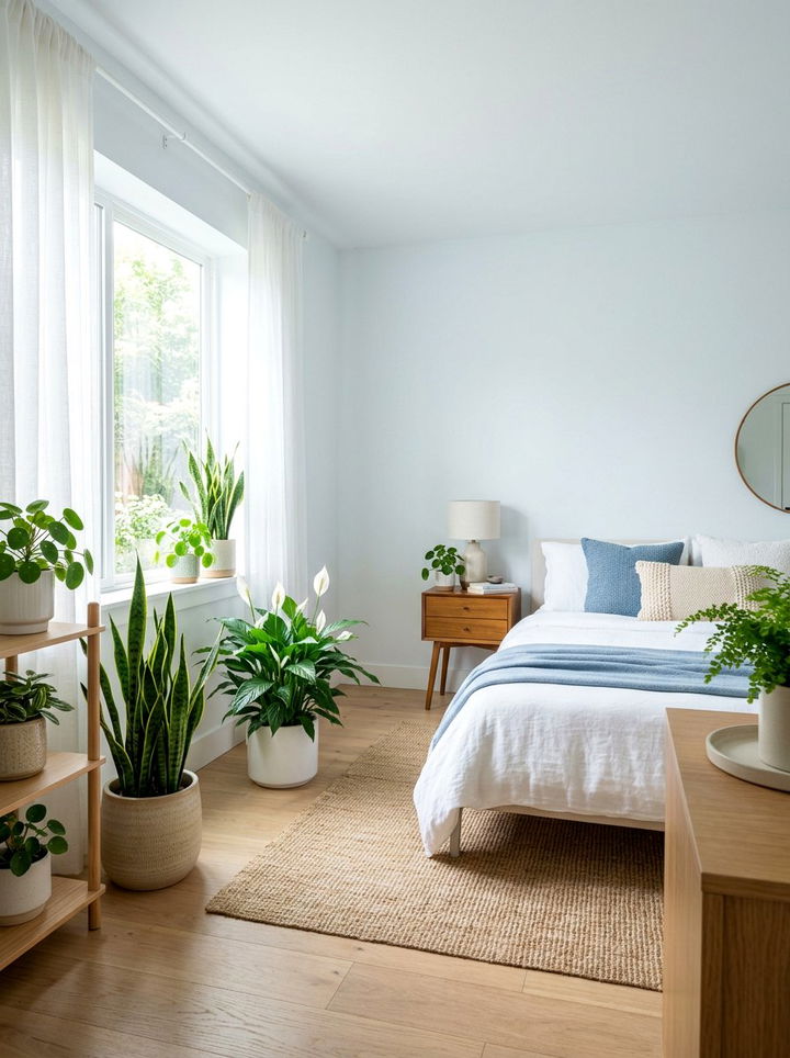 Air purifying plants for bedroom - 30 wellness bedroom ideas