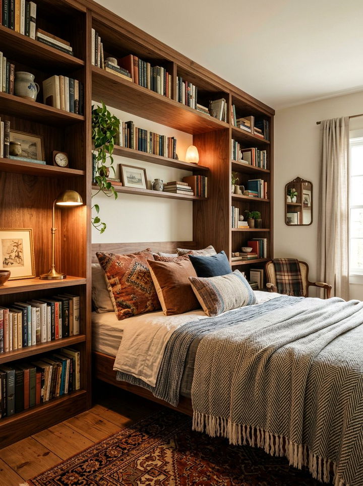 Alcove Bed Shelving - 30 bedroom built-in beds