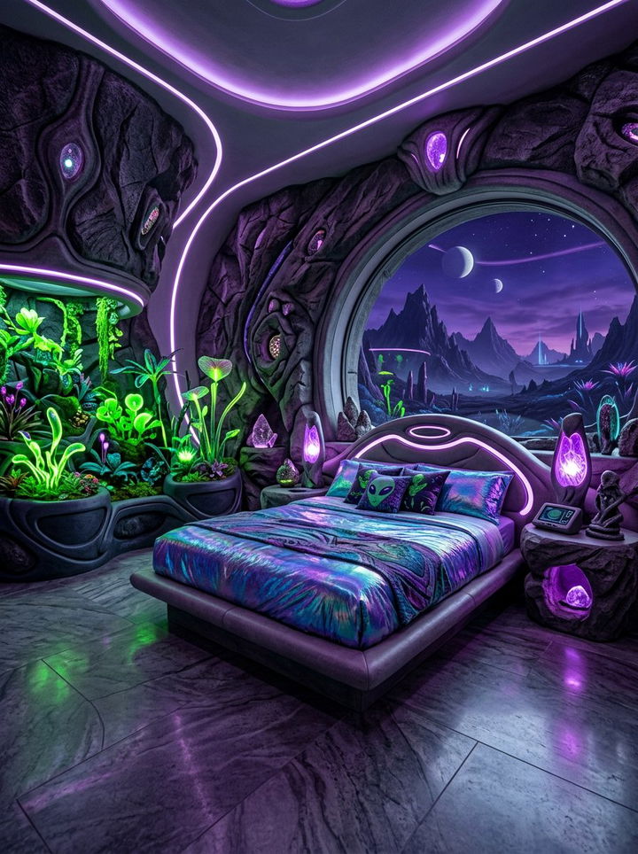 Alien Planet Decor - 30 planet bedroom ideas