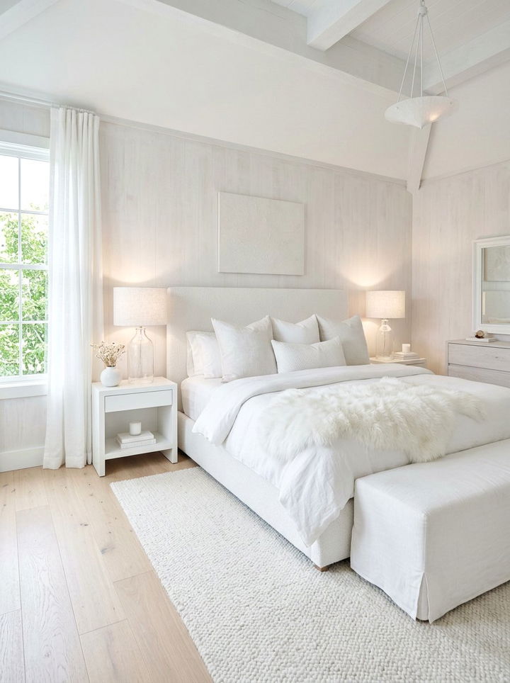 All White Bedroom - 30 elegant bedroom ideas