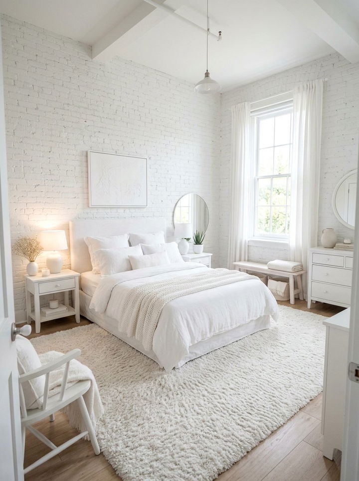 All White Bedroom - 30 peaceful bedroom ideas