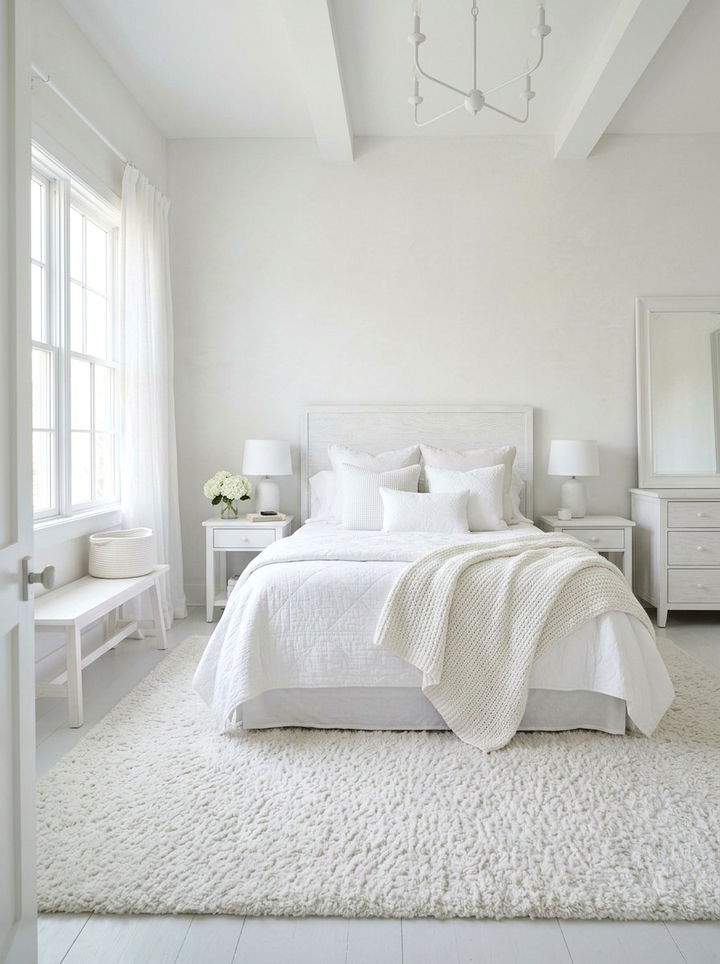 All White Bedroom - 30 airy bedroom ideas