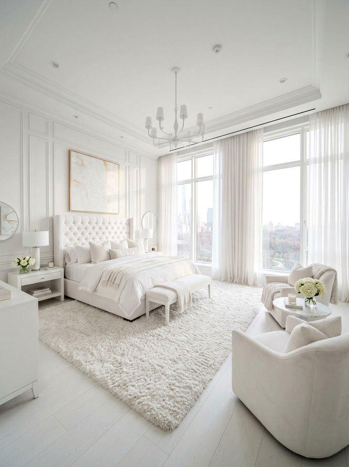 All White Master Bedroom - 30 white and white bedroom ideas